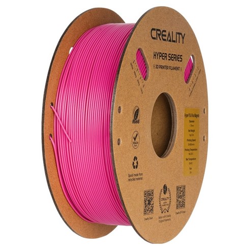 크리얼리티 하이퍼 PLA 3D 프린터용 필라멘트 1.75mm 1kg, 스트로베리 레드