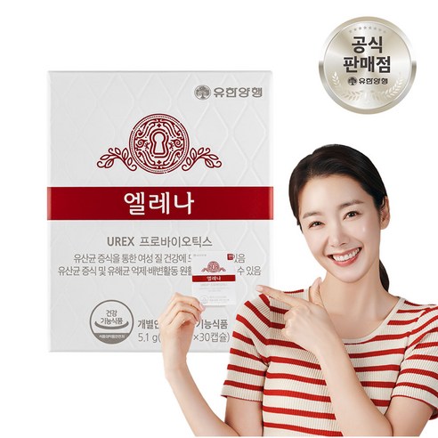 엘레나 유렉스 프로바이오틱스 유산균, 30정, 1개