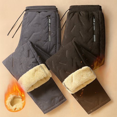 남자겨울바지 남성 기모 양털 조거 팬츠 운동복 따뜻한 겨울 방한 트레이닝 융털 기모 솜패딩
