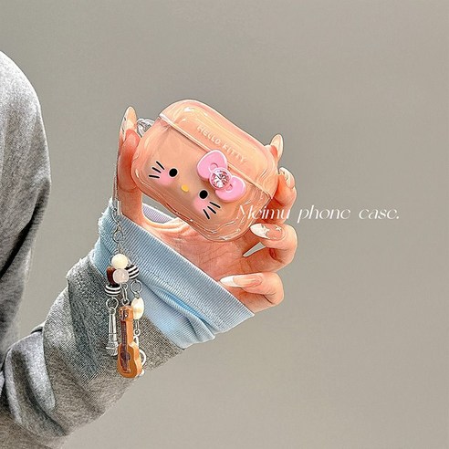 hellokitty 키치 레트로감성 태닝키티 에어팟케이스