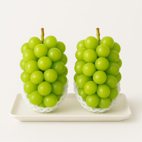 Pikpeuresi Domestic Ssieops Grape High Sweetness Shine Muscat 18 brix, 1 Box , 2 kg 3 Su ( Teukpum ) (픽프레시 국내산 씨없는포도 고당도 샤인머스캣 18brix, 1박스, 2kg 3수(특품))