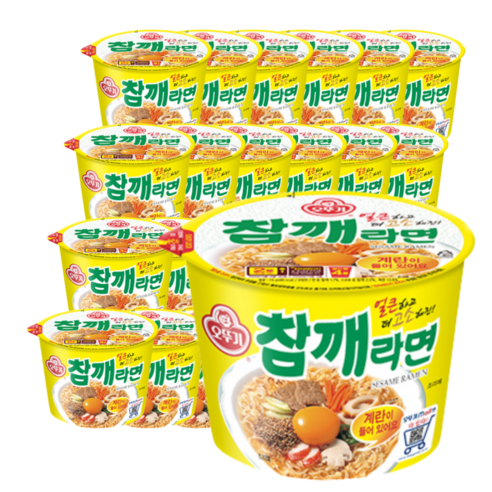 오뚜기 참깨라면 용기 110g, 24개
