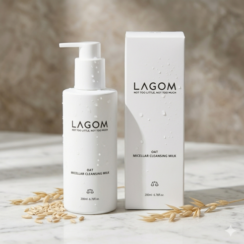 라곰 오트 미셀라 클렌징밀크 200ml + 추블리 미니어쳐 향수 2ml ... 솔직 후기 | 피부 타입별 분석 썸네일