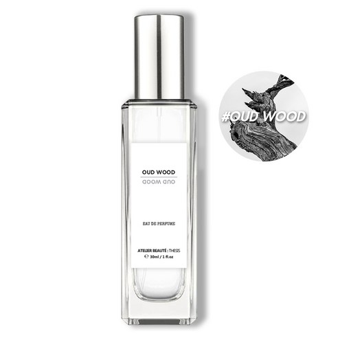 떼시스 오드우드 스모키 우디 오리엔탈 우드 니치 향수 오드퍼퓸, 오드 우드 30ml, 1개, 30ml