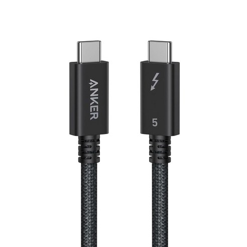 앤커 프라임 썬더볼트5 USB-C to C 240W 80Gbps 케이블, 1개, 블랙, 1m