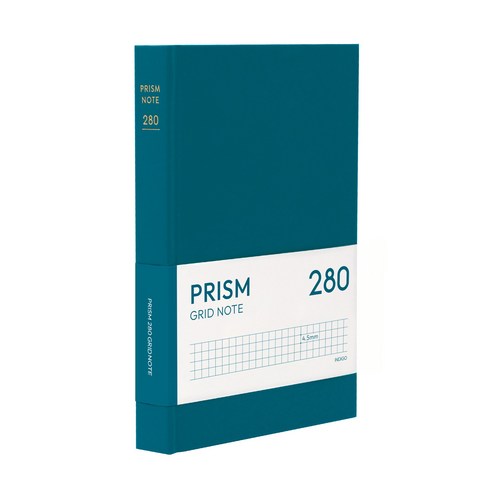 인디고 프리즘 280 모눈 양장 노트 (B6 32절), 피콕블루, 1개