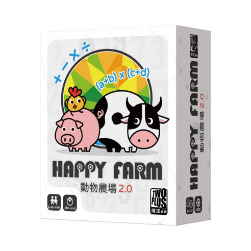 孩子王桌遊 HAPPY FARM 2.0 繁體中文版, 動物農場2.0+牌套 - 其它圖書 | 酷澎