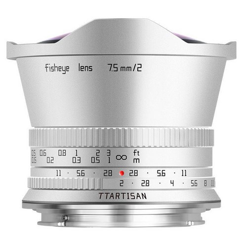 티티아티산 F2 어안 광각 렌즈 7.5mm, 소니 E(실버)