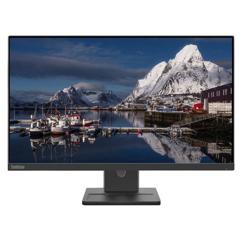 레노버 ThinkVision E24-30 63EDMAR2WW 60.4cm FHD sRGB 99% IPS패널 스피커 탑재 업무용 모니터