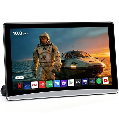 10.8인치 안드로이드13 자동차 헤드레스트 모니터 5G Wi-Fi 터치스크린 태블릿, 10.8" 2G+32G 1개