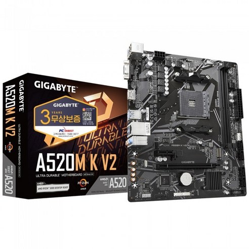 기가바이트 A520M K V2 제이씨현 (AMD A520/M-ATX), GA-A520M K V2