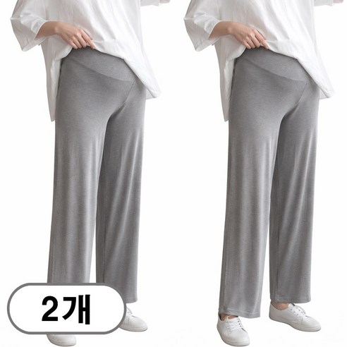 차쿠 1+1 여성 임산부 바지 편한 스판 팬츠 임산부 산후조리원 바지 신축성 좋은 임산부 체형커버 모달 임부통바지