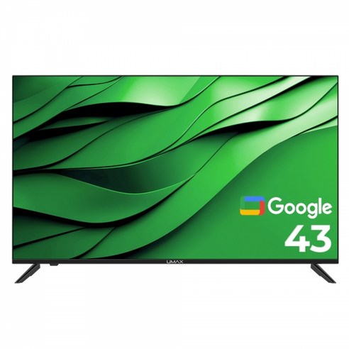 유맥스 무결점보증 Ai43G 109cm(43인치) UHD 구글 스마트 4K TV -중소기업 소형 벽걸이 겸용, 고객직접설치, 스탠드형, 43인치