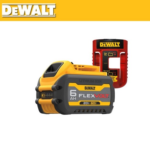 디월트 플렉스볼트 배터리 60V 2.0ah 20V 6.0ah DCB606 국내정발, DCS334본체(벌크)