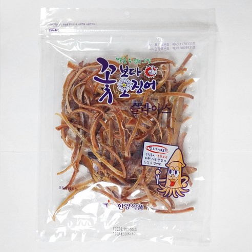 한양식품 주식회사 꽃보다오징어 슬라이스, 130g, 2개
