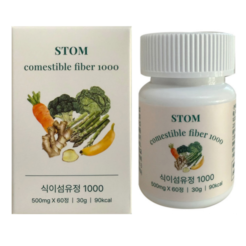 스톰 식이섬유 닥터민스 식이섬유정1000, 60정, 1박스