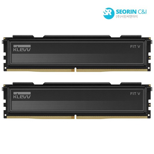 에센코어 클레브 DDR5-6000 CL30 FIT V BLACK 패키지 서린 (32GB(16Gx2)), 1세트