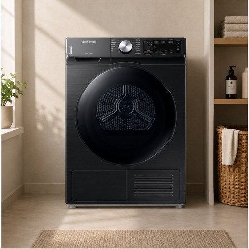 삼성전자 인버터 건조기 DV90T5540BV 9kg 실내설치 무료폐가전수거, 블랙케비어