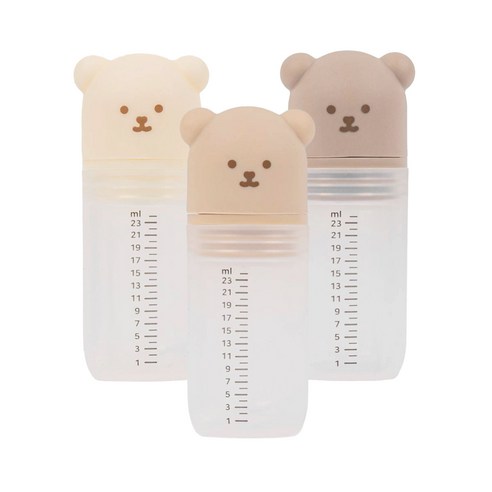 아가드 실리콘 투약병 23ml 3종 세트 아기 물약병 물약통