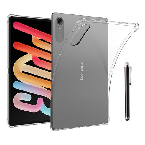 샤오신패드 PRO GT 13 레노버 Idea Tab Pro Gen 2 케이스 범퍼 젤리 투명 TB376 TB378 TB390, 범퍼케이스+터치펜, 1개