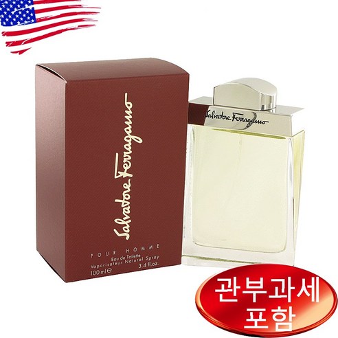살바토레 페라가모 뿌르 옴므 EDT 100ml 남성, 100ml, 1개