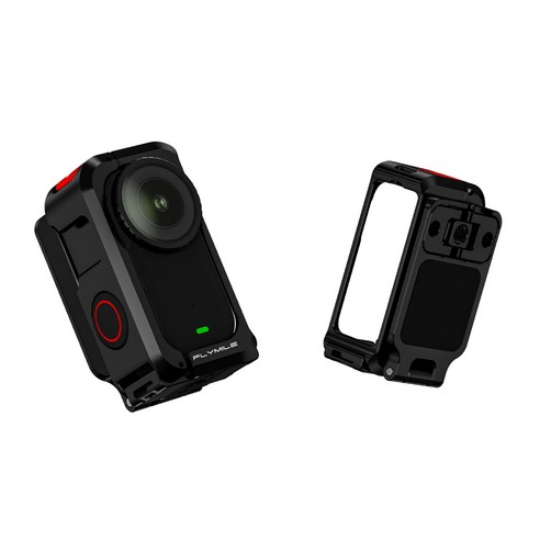 FLYMILE DJI OSMO Nano 전용 메탈 마그네틱 토트 케이지 다기능 거치대 1/4나사 홀 액션캠 액세서리 브이로그 충격방지, 1개, black