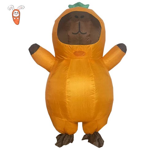 할로윈데이 코스프레의상 카피바라 풍선옷 에어슈트 인형탈 졸업사진컨셉(키150-190), 1개, 카피바라에어슈트