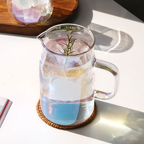 카엘 대용량 내열유리저그 머그 700ml, 1개, 오로라