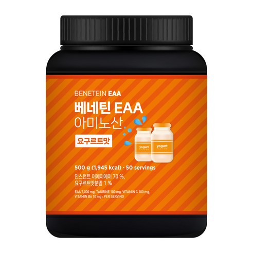 베네틴 EAA 7000 필수 아미노산 보충제 요구르트맛, 1개, 500g