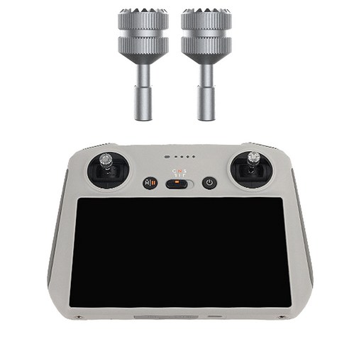 DJI RC RC2 조이스틱팁 리모컨 스틱 커버 드론 조종기 고정캡 액정형 전용, 1개, (에어3) 조이스틱팁(그레이)(RC)