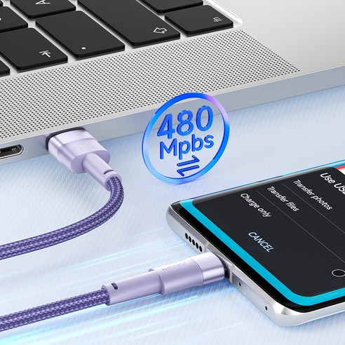 Toocki 마카롱 C타입 3A 고속충전 케이블 이미지 2