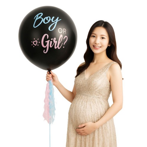 이지앤퀵 젠더리빌 풍선 임신 아들 딸 성별공개 임밍아웃