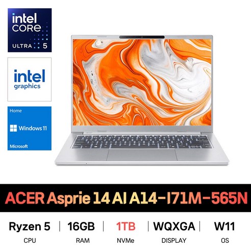SP_에이서 아스파이어 14 AI A14-I71M-565N SSD 1TB교체 재고보유