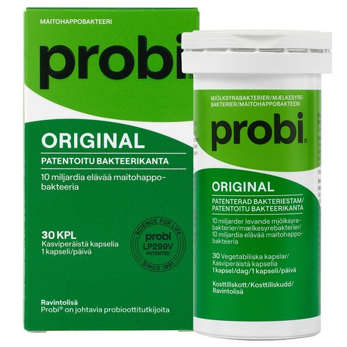 프로비마게 오리지널 30캡슐 / 스웨덴 유산균 락토바실러스 100억 생유산균 LP299V, 30정, 1개