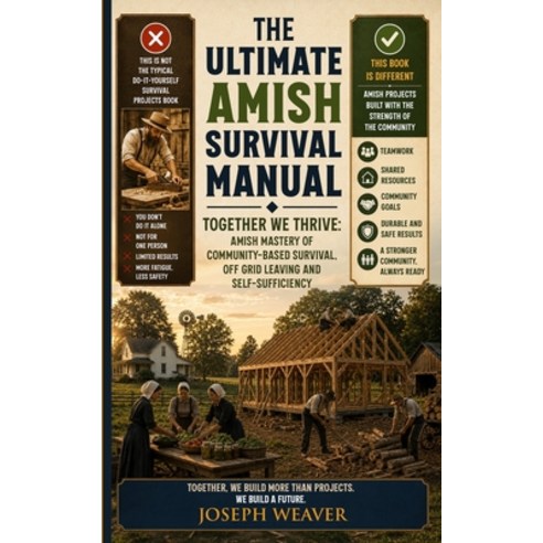 (영문도서)The Ultimate Amish Survival Manual: Together We Thrive - Amish Mastery of Commun... Paperback, Independently Published, English, 9798196633560