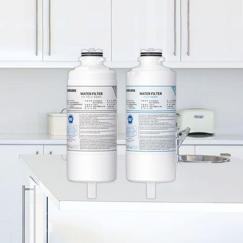 삼성전자 비스포크 정수기 언더싱크 냉장고 필터 4단계 필터 1세트 이미지 2