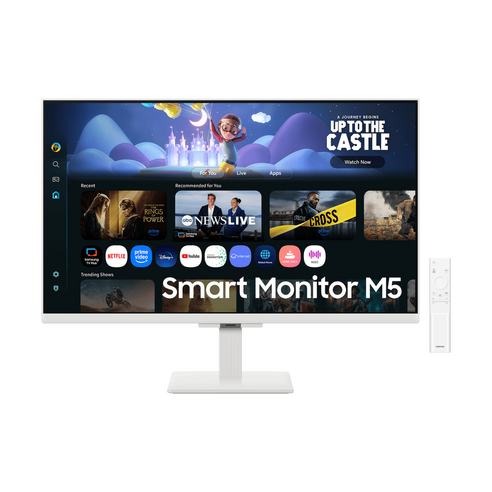 삼성전자 스마트 모니터 M5 M50F 유튜브 OTT 넷플릭스, 68.6cm, 27인치 스마트모니터 M50F 화이트