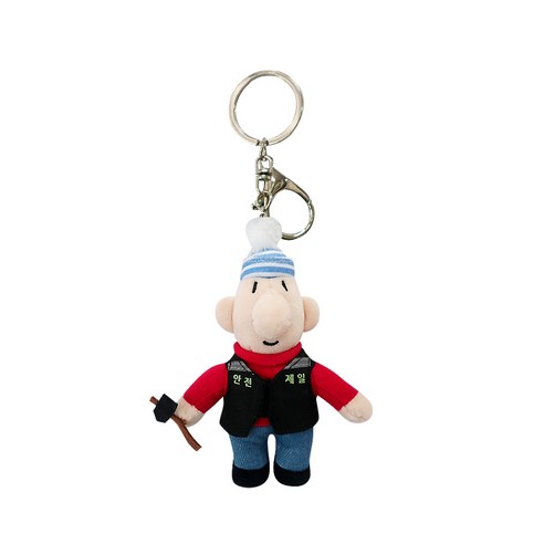 [공식정품] 패트와 매트 땜장이 안전제일 키링 인형, 1개, 02. 매트 키링인형(Red), 12cm