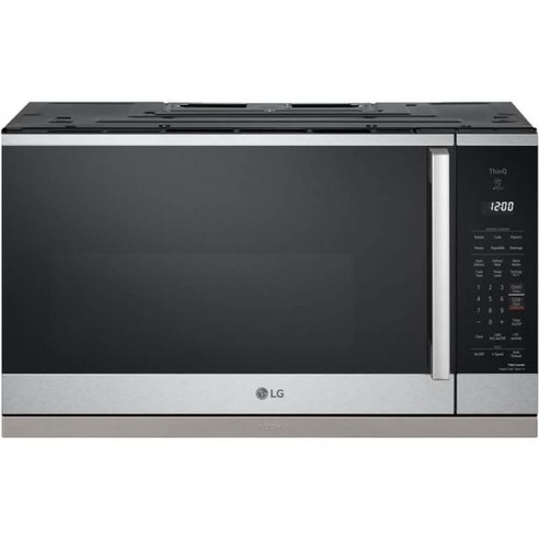 LG MVEL2125X 2.1 Cu. Ft. 스테인리스 오버 더 레인지 스마트 전자레인지