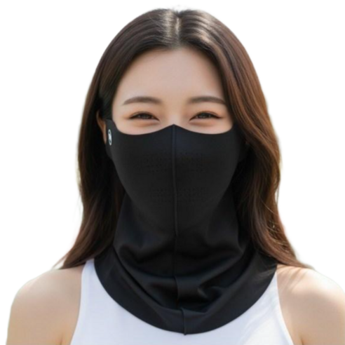 라비엘 골프마스크 가벼운자외선차단 UV차단마스크 쿨소재 얼굴토시