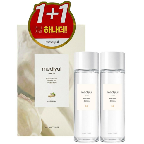 메디율 율무 토너 스킨 여성 대용량 율무씨수 저자극 각질 모공 진정 슬로우 에이징 화이트닝 수분 보습, 2개, 200ml