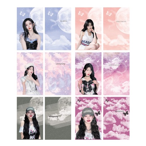 아이브 굿즈 선물 스티커 포카 270장, 1세트, 랜봉