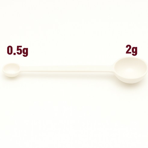 양면 계량스푼 0.5g 2g, 1개