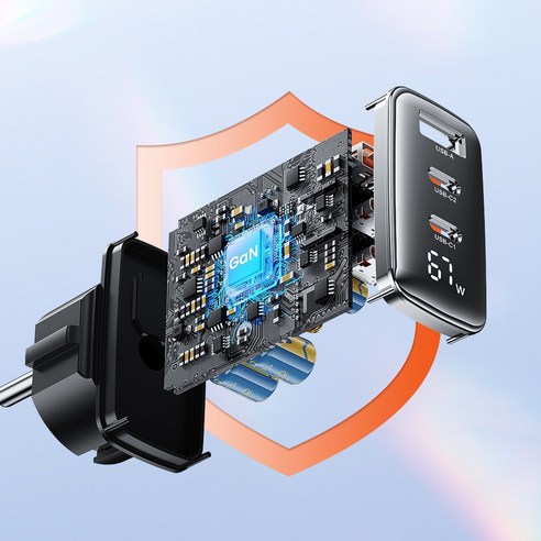 Toocki GaN PPS 67W 3포트 접지형 디스플레이 초고속 멀티충... 개봉기 | 실사용 후기 - 상품 이미지 4