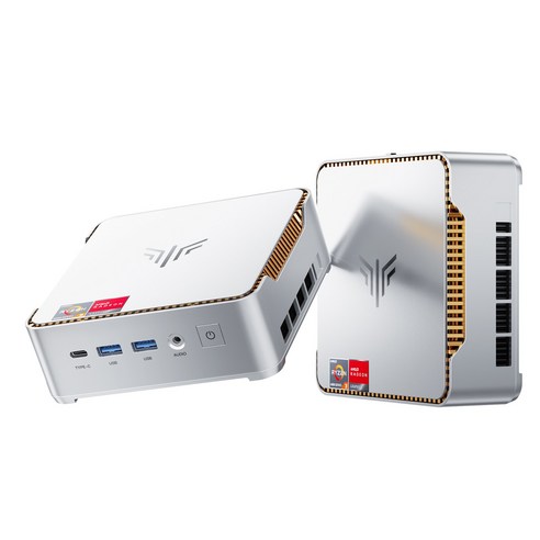 NIPOGI 미니 PC 게이밍 고성능/ AMD 라이젠 3 7330U CPU 4코어 / 4스레드 최대 4.3GHz / WiFi5+블투4.2 초소형 게이밍 컴퓨터, P2, WIN11 Pro, 256GB, 16GB, 블랙