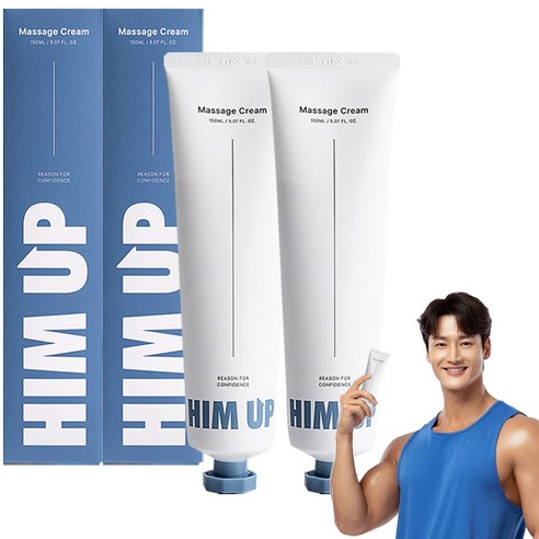 힘업 남성 혈류개선 마사지 크림, 2개, 150ml