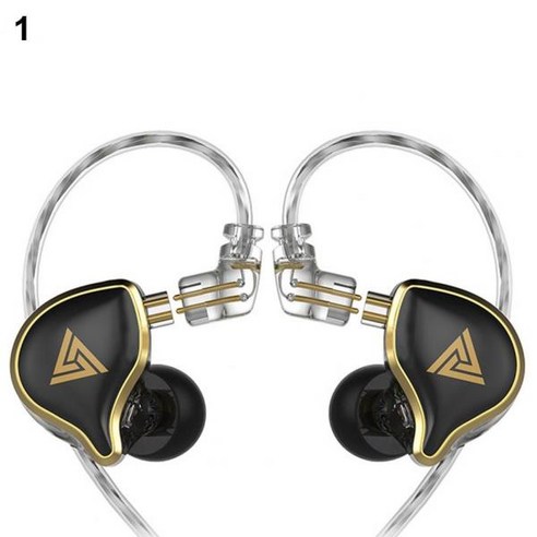 QKZ ZXD 유선 이어폰 인체 공학적 이어버드 높은 선명도 헤드폰 TPE