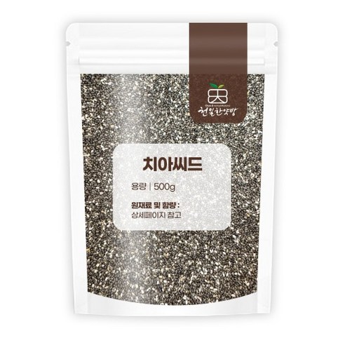 (파라과이산) 천일한약방 치아씨드 500g, 1개