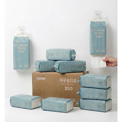 루넬 거꾸로티슈 4겹 도톰한 먼지없는 대나무 프리미엄 벽걸이 화장지 25... 솔직 후기 | 실사용자 리뷰 분석 - 상품 이미지 2