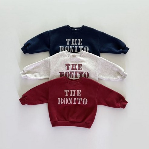 더보니토맨투맨 25 겨울 유아 아동 키즈 티셔츠